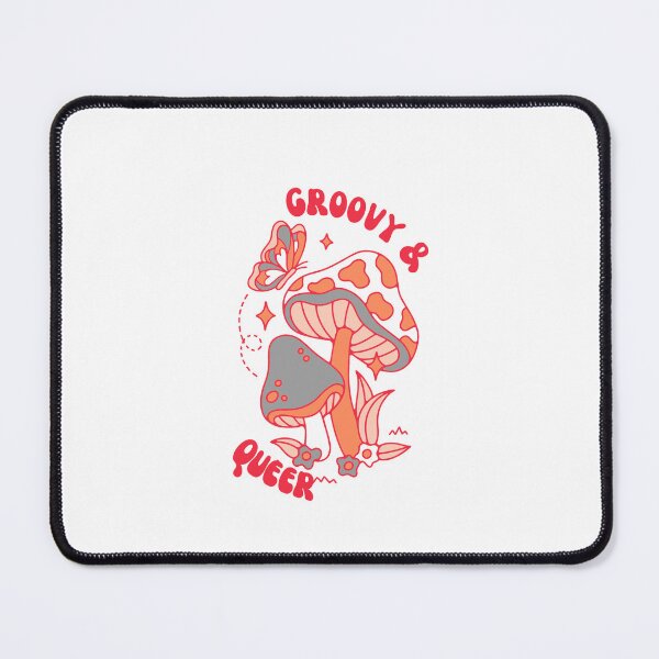 Item preview, Groovy and Queer Paragirl Mushroom Pride designed and sold by akrude.