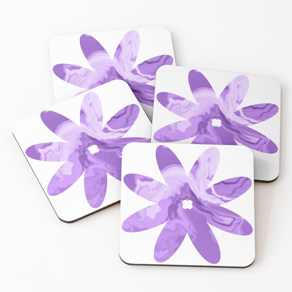 Item preview, Purple Marble Flower designed and sold by peachvisualarts.