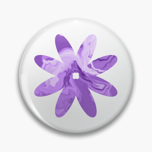 Item preview, Purple Marble Flower designed and sold by peachvisualarts.