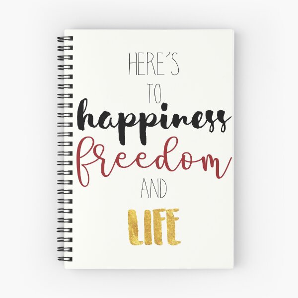Item preview, Here's to Happiness, Freedom and Life Print designed and sold by anapplease.