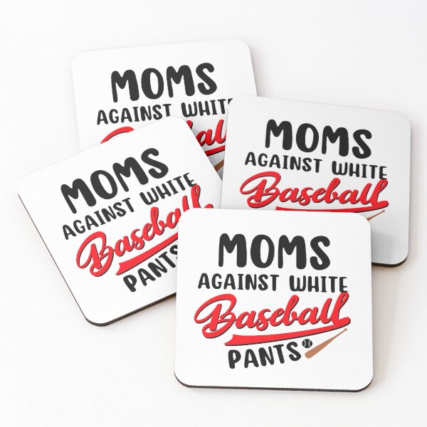 Item preview, Moms Against White Baseball Pants, Funny Baseball Mom  designed and sold by Sarocha Kaewsanod.