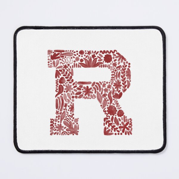 Item preview, University of Redlands R Watercolor Floral designed and sold by GraceMakes03.