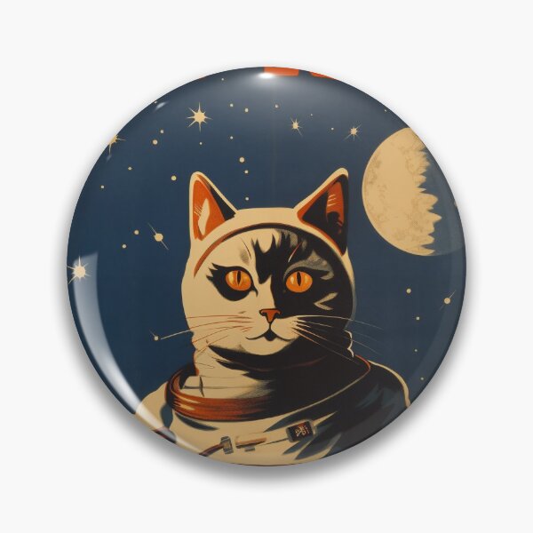 Item preview, Cat Space Program Propaganda Artwork #4 designed and sold by ArcStormDesigns.