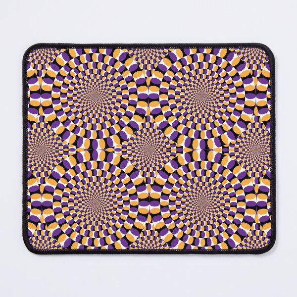 Item preview, Illusion Tile - Orange & Purple Snakes designed and sold by Robert Lynch.