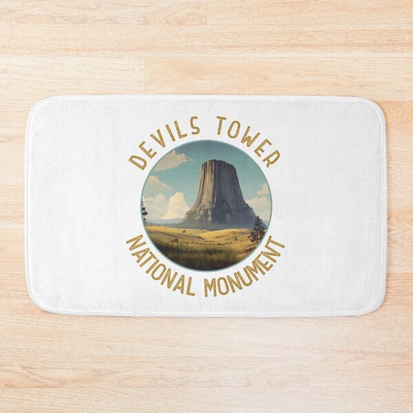 Item preview, Devils Tower National Monument Distressed Circle designed and sold by KrisSidDesigns.