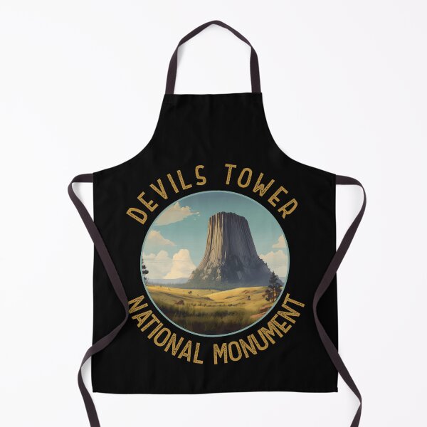 Item preview, Devils Tower National Monument Distressed Circle designed and sold by KrisSidDesigns.
