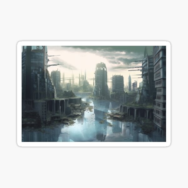 Artikel-Vorschau von Verlassene futuristische Stadt, designt und verkauft von Artifakts.