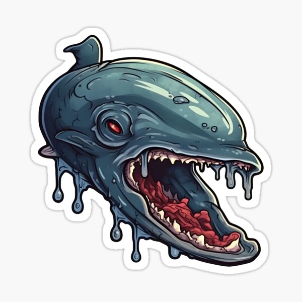 Item preview, Corrupt Dolphin designed and sold by BadOmenStickers.