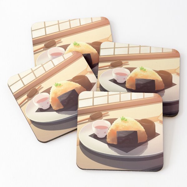 Item preview, Delicous Japanese Food Onigiri - Anime Wallpaper designed and sold by KAIGAME Art.