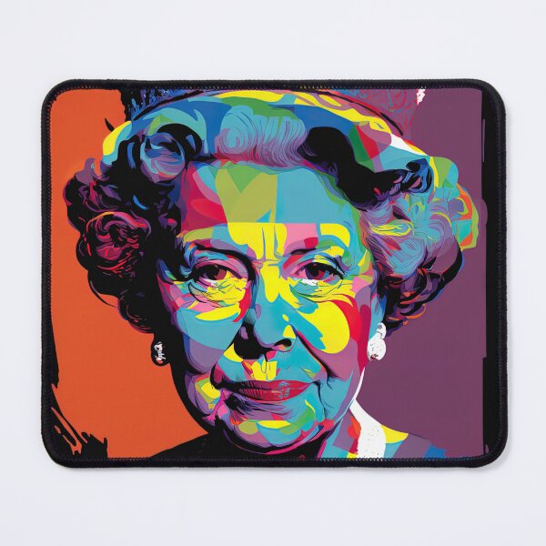 Item preview, Pop Art portrait of Queen Elizabeth designed and sold by M0thergoose.