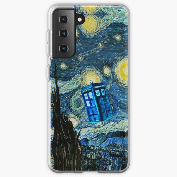 Flying British Phone Box Samsung Galaxy Soft Case