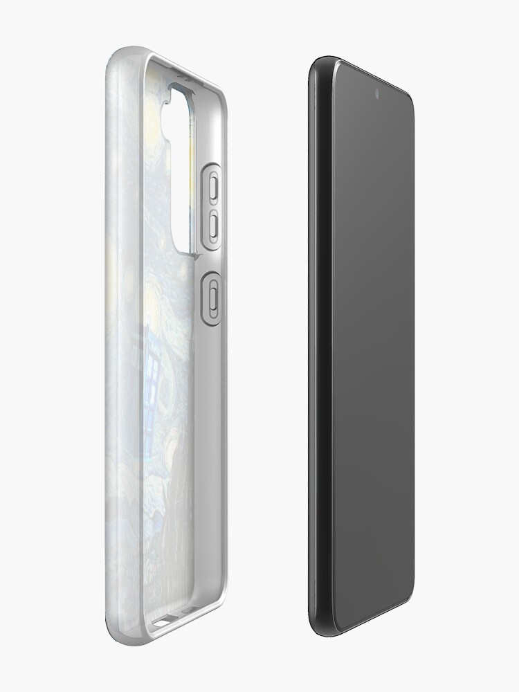 Alternate view of Flying British Phone Box Case & Skin for Samsung Galaxy