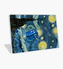 Flying British Phone Box Laptop Skin