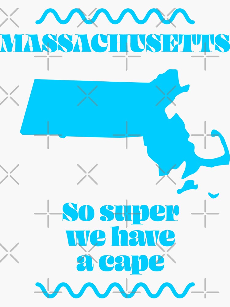 Thumbnail 3 of 3, Sticker, Massachusetts designed and sold by EricLondergan.