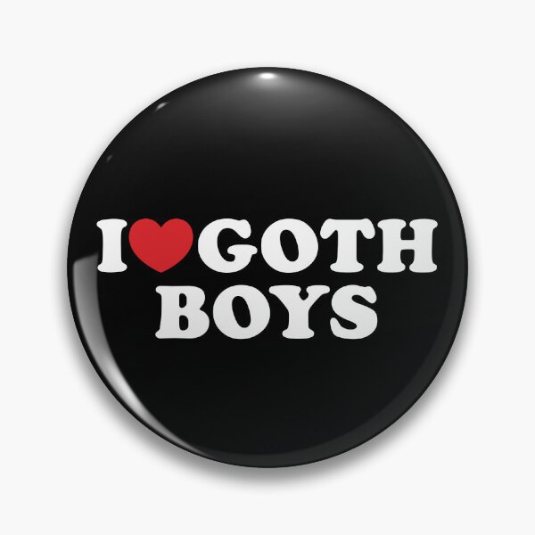 Item preview, I Love Goth Boys I Heart Goth Boys designed and sold by jmbeezee.