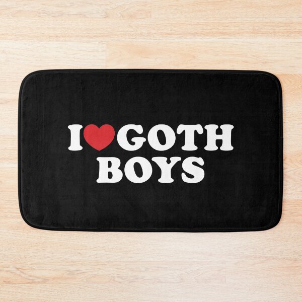 Item preview, I Love Goth Boys I Heart Goth Boys designed and sold by jmbeezee.