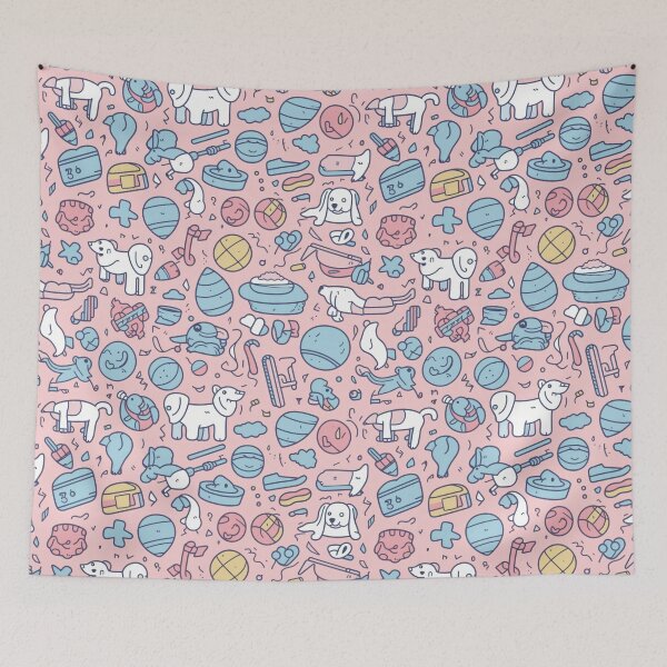 Item preview, Colorful Pet Toy Pattern Design designed and sold by Juuskus.