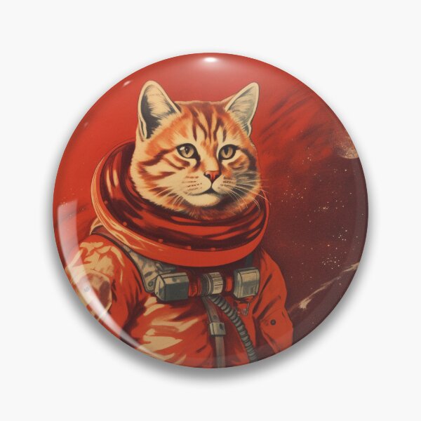 Item preview, Cat Space Program Propaganda Artwork #7 designed and sold by ArcStormDesigns.
