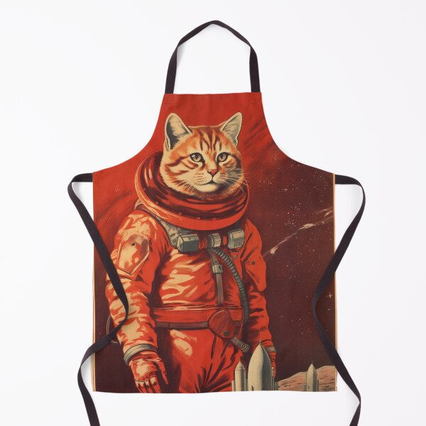 Item preview, Cat Space Program Propaganda Artwork #7 designed and sold by ArcStormDesigns.