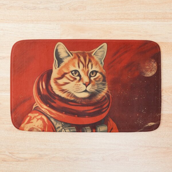 Item preview, Cat Space Program Propaganda Artwork #7 designed and sold by ArcStormDesigns.