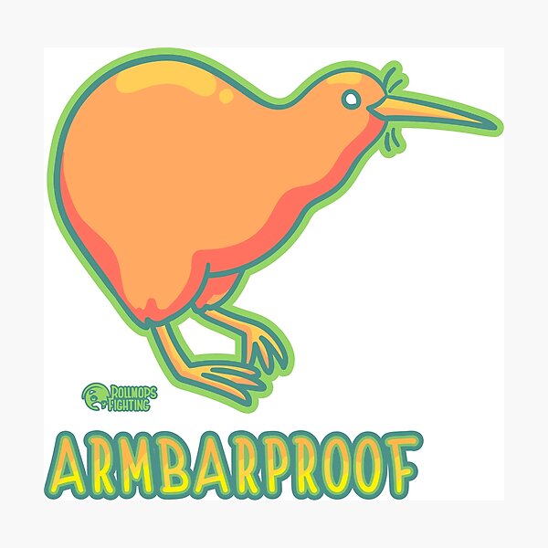 Artikel-Vorschau von Armbarproof Kiwi, designt und verkauft von RollmopsFight.