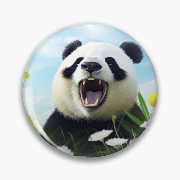 Item preview, Smiling Panda in Daisies designed and sold by FireScreen.