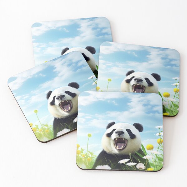 Item preview, Smiling Panda in Daisies designed and sold by FireScreen.