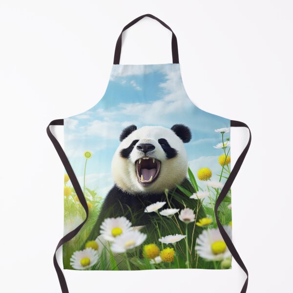 Artikelvorschau, Smiling Panda in Daisies entworfen und verkauft von FireScreen.
