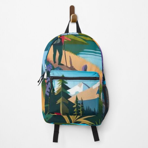 Item preview, NFT Art meets AI: Serene Mountain Hike designed and sold by LoFaroShop.