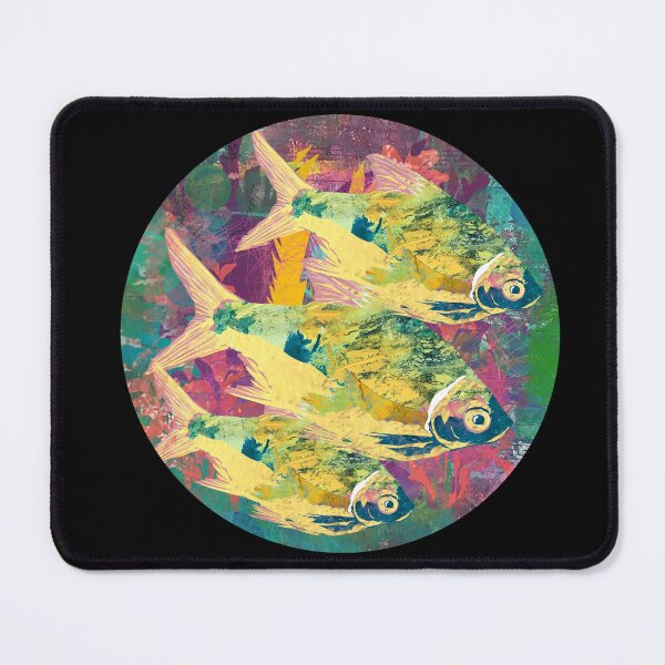 Item preview, Focus-Swim Move Forward Tinfoil Barb Fish Design  designed and sold by ginaisarty.