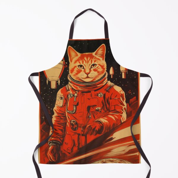 Item preview, Cat Space Program Propaganda Artwork #8 designed and sold by ArcStormDesigns.