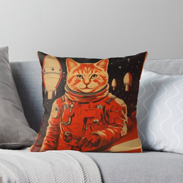 Item preview, Cat Space Program Propaganda Artwork #8 designed and sold by ArcStormDesigns.