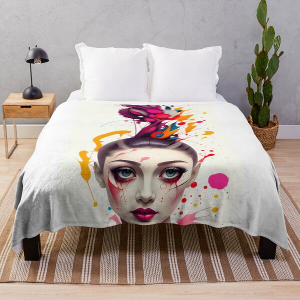 Item preview, Colorful Beauty with Oil Painting designed and sold by Teepassport.