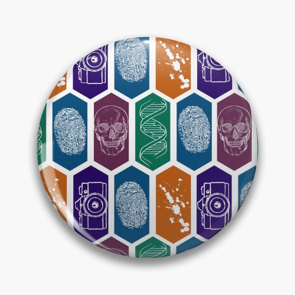 Item preview, Jewel Tone Forensic Pattern designed and sold by SceneOfTheCrime.