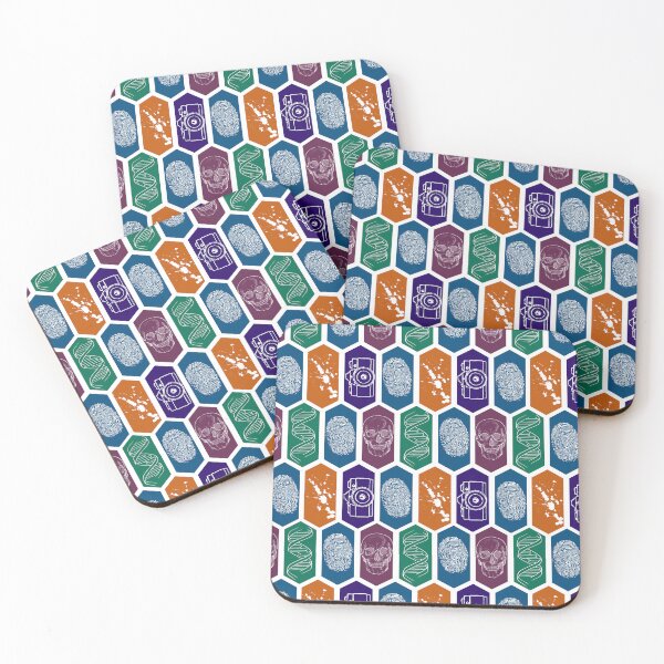Item preview, Jewel Tone Forensic Pattern designed and sold by SceneOfTheCrime.