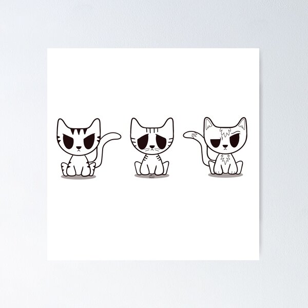 Item preview, Angry, sad and distrustful kitten designed and sold by AnaSanchez.