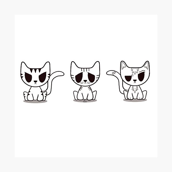 Item preview, Angry, sad and distrustful kitten designed and sold by AnaSanchez.
