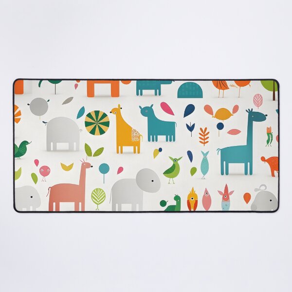 Item preview, Animals pattern 3 - white background designed and sold by Cr-AI-tive.