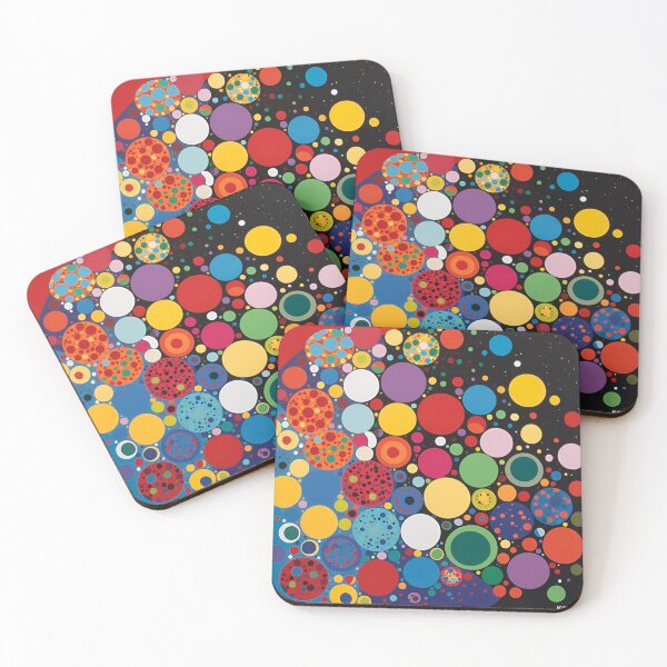 Item preview, Kusama's Cosmic Polka Dots: Exploring the Vastness of Space through Minimalism designed and sold by Toph Moses.
