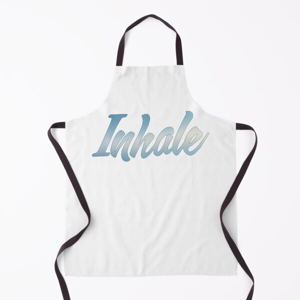 Item preview, Inhale in blue gradient designed and sold by PausePapote.