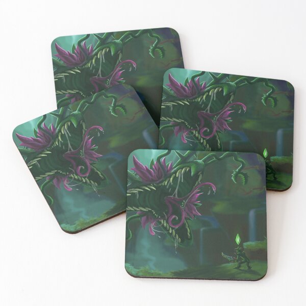 Item preview, Plantara Boss Fight Jungle Biome Terraria Video Game Fan Art designed and sold by Jennette Brown.