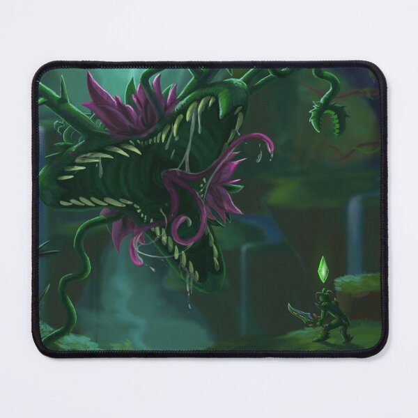 Item preview, Plantara Boss Fight Jungle Biome Terraria Video Game Fan Art designed and sold by Jennette Brown.