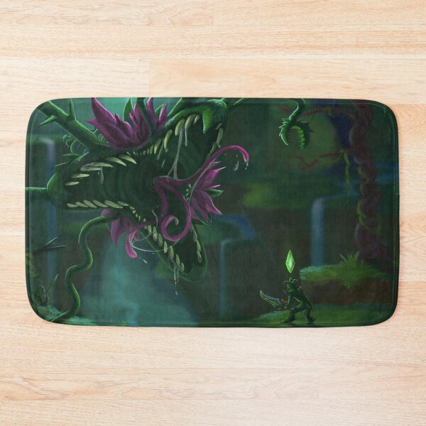 Item preview, Plantara Boss Fight Jungle Biome Terraria Video Game Fan Art designed and sold by Jennette Brown.