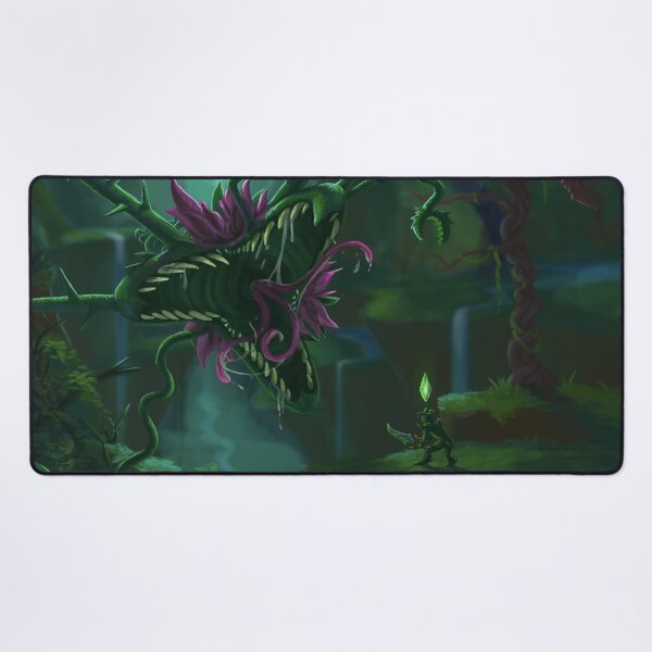 Item preview, Plantara Boss Fight Jungle Biome Terraria Video Game Fan Art designed and sold by Jennette Brown.