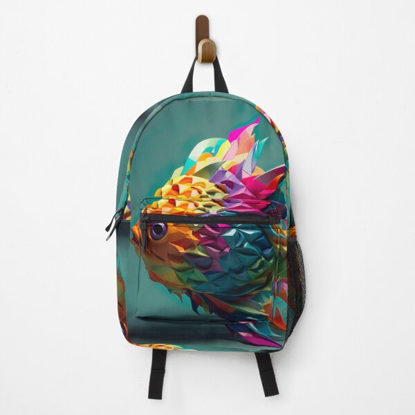 Item preview, rainbow fish designed and sold by PoppinArtFox.