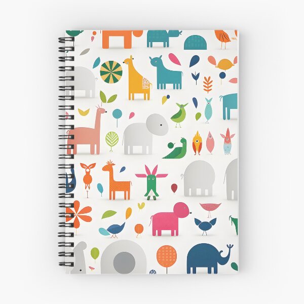Item preview, Animals pattern 3 - white background designed and sold by Cr-AI-tive.