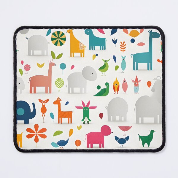 Item preview, Animals pattern 3 - white background designed and sold by Cr-AI-tive.