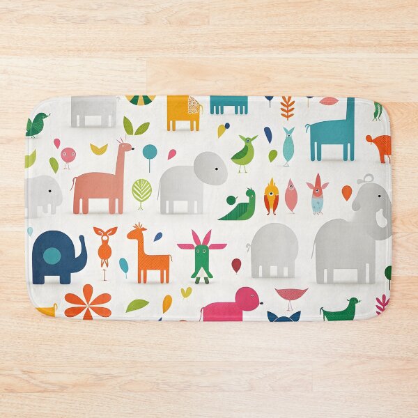 Item preview, Animals pattern 3 - white background designed and sold by Cr-AI-tive.