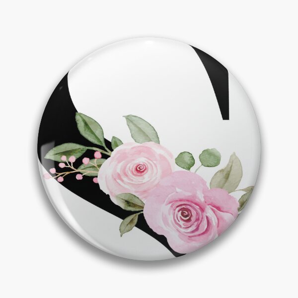 Item preview, Letter S with Flowers Multi Natural Color designed and sold by Print-Online.
