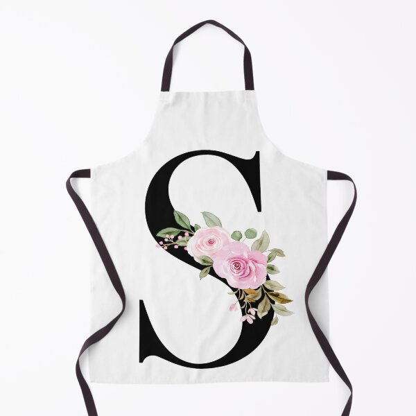 Item preview, Letter S with Flowers Multi Natural Color designed and sold by Print-Online.